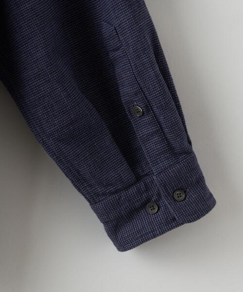 Steven Alan（スティーブンアラン）の「＜Steven Alan＞ VIN/NEL REGULAR COLLAR BOX SHIRT -LOOSE/シャツ（シャツ/ブラウス・メンズ・ネイビー/グレー・M/XL/S/L）」の22枚目の写真