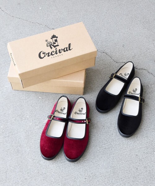 ORCIVAL（オーシバル）の「ORCIVAL: ワンストラップ シューズ（その他シューズ・レディース・ブラック/ワインレッド・40/35/45）」の13枚目の写真
