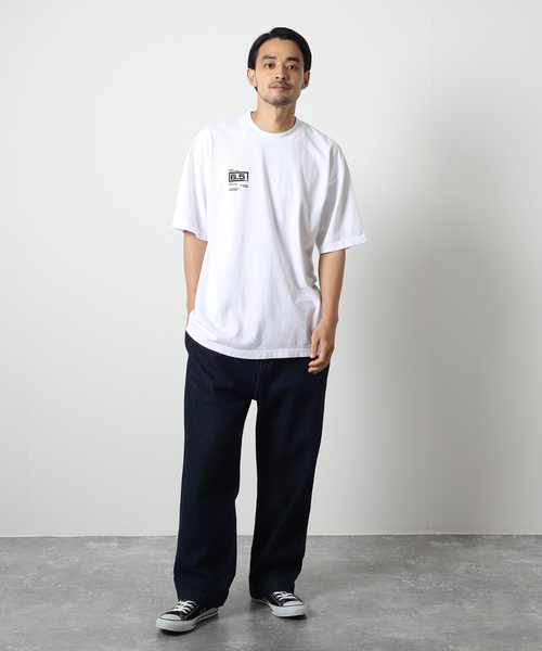 LOS ANGELES APPAREL(ロサンゼルスアパレル)の「【半地下酒場×JOURNAL STANDARD】焼売 Tシャツ(Tシャツ/カットソー・メンズ・ホワイト・MEDIUM/LARGE/X-LARGE)」の3枚目の写真