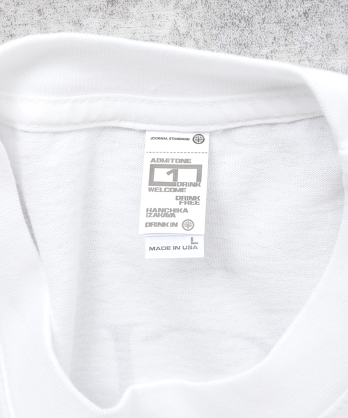 LOS ANGELES APPAREL(ロサンゼルスアパレル)の「【半地下酒場×JOURNAL STANDARD】焼売 Tシャツ(Tシャツ/カットソー・メンズ・ホワイト・MEDIUM/LARGE/X-LARGE)」の12枚目の写真