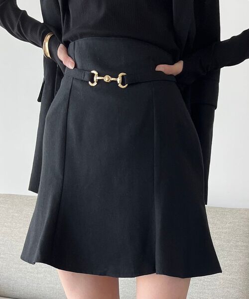 MAJESTIC LEGON（マジェスティックレゴン）の「クラシカルビットスカパン（その他パンツ・レディース・ホワイト系その他2/グレー系その他/ブラック・MEDIUM）」の3枚目の写真