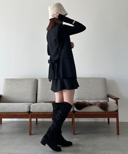 MAJESTIC LEGON（マジェスティックレゴン）の「クラシカルビットスカパン（その他パンツ・レディース・ホワイト系その他2/グレー系その他/ブラック・MEDIUM）」の18枚目の写真