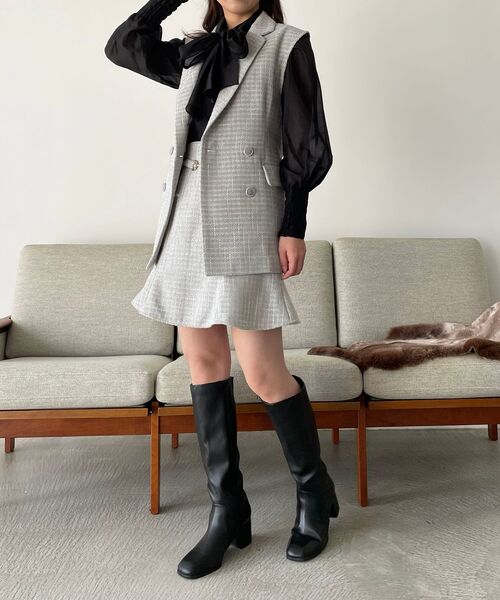 MAJESTIC LEGON（マジェスティックレゴン）の「クラシカルビットスカパン（その他パンツ・レディース・ホワイト系その他2/グレー系その他/ブラック・MEDIUM）」の22枚目の写真