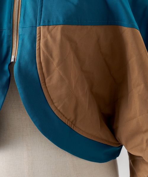 ear PAPILLONNER（イアパピヨネ）の「【SUM1 STYLE（スミスタイル）】キルティングショートジャケット（その他アウター・レディース・ブラック/ブルー・FREE）」の21枚目の写真