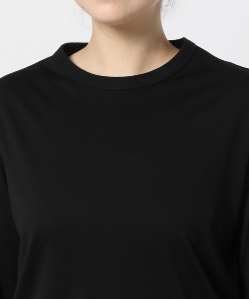 yuw(ユウ)の「フレアスリーブロンT 169150(Tシャツ/カットソー・レディース・ホワイト/ブラック・FREE)」の11枚目の写真