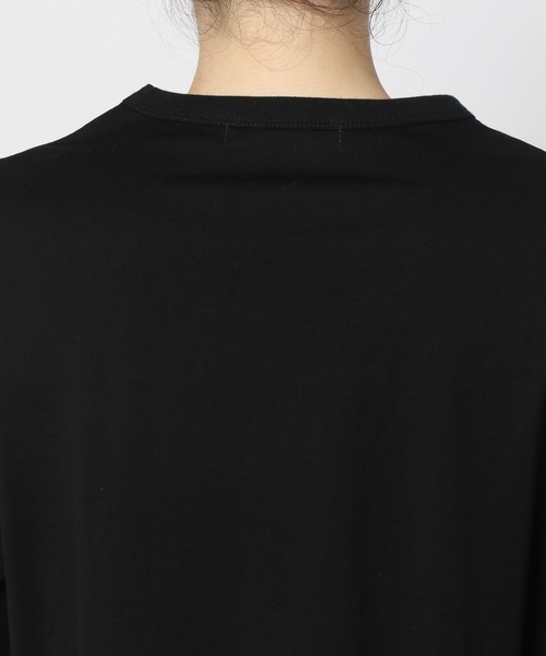 yuw(ユウ)の「フレアスリーブロンT 169150(Tシャツ/カットソー・レディース・ホワイト/ブラック・FREE)」の14枚目の写真