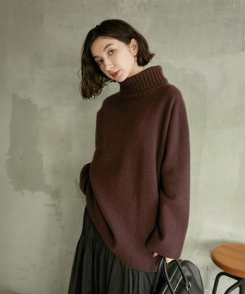 eL（エル）の「【eL】MadeinJapan 7G TurtleNeck/348800（ニット