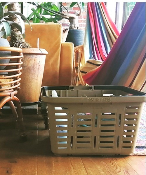 POST GENERAL（ポストジェネラル）の「POST GENERAL ヘビーデューティー バスケット かご（アウトドアグッズ・レディース・ブラック/ベージュ/グリーン・フリー）」の3枚目の写真