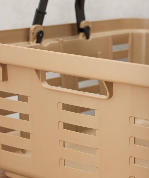 POST GENERAL（ポストジェネラル）の「POST GENERAL ヘビーデューティー バスケット かご（アウトドアグッズ・レディース・ブラック/ベージュ/グリーン・フリー）」の13枚目の写真