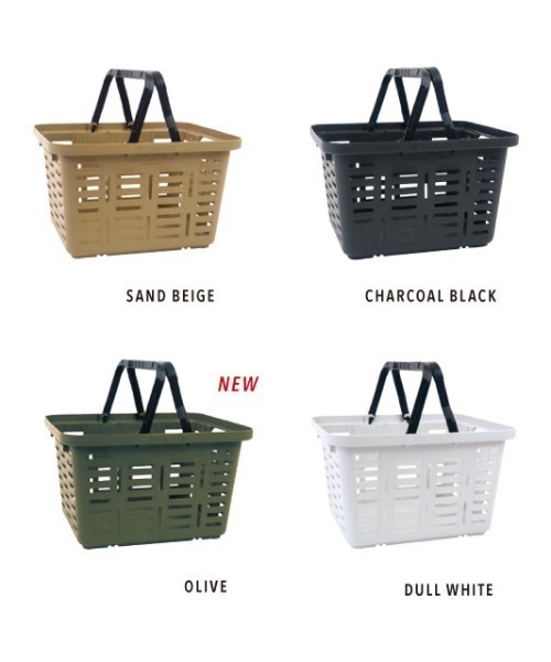 POST GENERAL（ポストジェネラル）の「POST GENERAL ヘビーデューティー バスケット かご（アウトドアグッズ・レディース・ブラック/ベージュ/グリーン・フリー）」の7枚目の写真