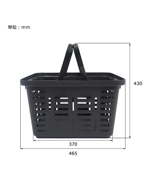 POST GENERAL（ポストジェネラル）の「POST GENERAL ヘビーデューティー バスケット かご（アウトドアグッズ・レディース・ブラック/ベージュ/グリーン・フリー）」の8枚目の写真