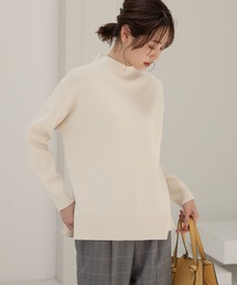 GLOBAL WORK | メルティスタンドスリットプルオーバー/269043(ニット/セーター)