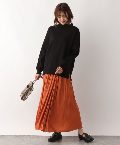 GLOBAL WORK(グローバルワーク)の「メルティスタンドスリットプルオーバー/269043(ニット/セーター・レディース・アイボリー/ブラック/ライトブラウン/オリーブ/グリーン系/ブルー/レモンイエロー/ピンク/ライトピンク/チェリーレッド/ターコイズブルー/ベージュ/グレイッシュベージュ/ライトグリーン/オレンジ系その他3・MEDIUM/LARGE)」の22枚目の写真