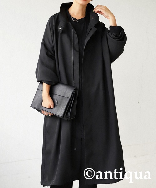 メンズライクで上質素材 ハイネックロングアウター その他アウター Antiqua アンティカ のファッション通販 Zozotown