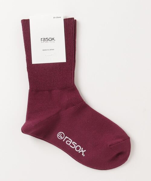 rasox(ラソックス)の「RASOX/ラソックス ウィメンズ・リブ(ソックス/靴下・レディース・その他11/バイオレット/ダークグリーン系/パープル・S)」の4枚目の写真