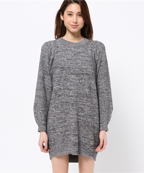 SLY（スライ）の「PIQUE MG OP-S（ワンピース・レディース・マルチ/ライトイエロー/ブラック/トップグレー/オフホワイト・2/1）」の6枚目の写真