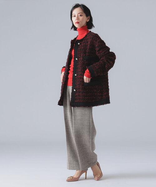 EFFE BEAMS（エッフェビームス）の「EFFE BEAMS / ツイード フリンジ