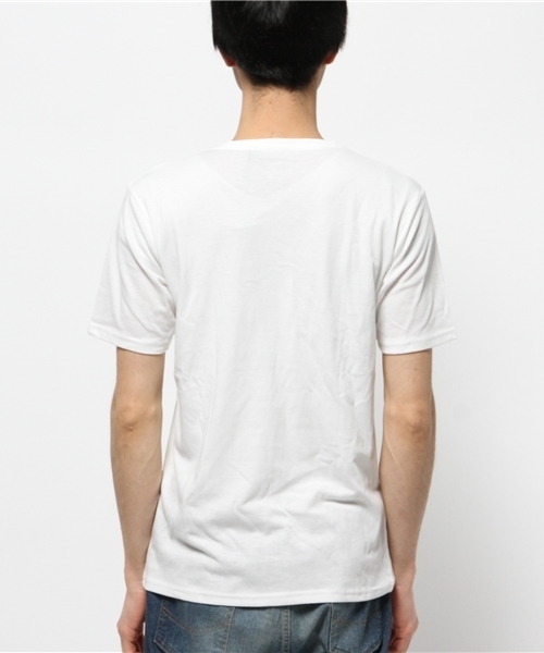 VENCEEXCHANGE(ヴァンスエクスチェンジ)の「1ポイントチェーン刺繍Tシャツ(Tシャツ/カットソー・メンズ・オフホワイト/ブラック/ライトブルー/ピンク・MEDIUM/SMALL/LARGE)」の7枚目の写真