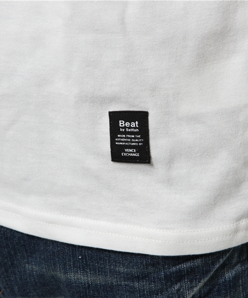 VENCEEXCHANGE(ヴァンスエクスチェンジ)の「1ポイントチェーン刺繍Tシャツ(Tシャツ/カットソー・メンズ・オフホワイト/ブラック/ライトブルー/ピンク・MEDIUM/SMALL/LARGE)」の11枚目の写真