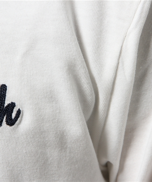 VENCEEXCHANGE(ヴァンスエクスチェンジ)の「1ポイントチェーン刺繍Tシャツ(Tシャツ/カットソー・メンズ・オフホワイト/ブラック/ライトブルー/ピンク・MEDIUM/SMALL/LARGE)」の12枚目の写真
