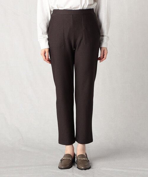 Comme　Ca　Mature（コムサマチュア）の「裏起毛　ハイテンションパンツ（その他パンツ・レディース・アイボリー/ブラック/チャコール・MEDIUM/LARGE）」の11枚目の写真