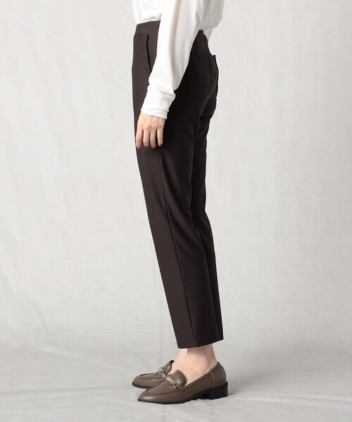 Comme　Ca　Mature（コムサマチュア）の「裏起毛　ハイテンションパンツ（その他パンツ・レディース・アイボリー/ブラック/チャコール・MEDIUM/LARGE）」の12枚目の写真