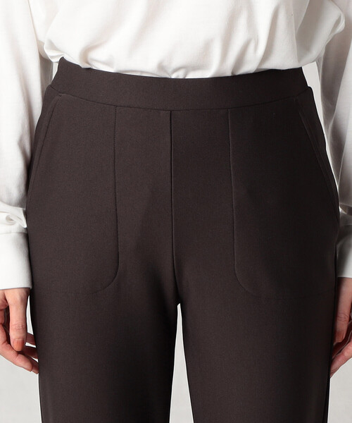 Comme　Ca　Mature（コムサマチュア）の「裏起毛　ハイテンションパンツ（その他パンツ・レディース・アイボリー/ブラック/チャコール・MEDIUM/LARGE）」の14枚目の写真