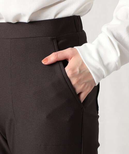 Comme　Ca　Mature（コムサマチュア）の「裏起毛　ハイテンションパンツ（その他パンツ・レディース・アイボリー/ブラック/チャコール・MEDIUM/LARGE）」の16枚目の写真