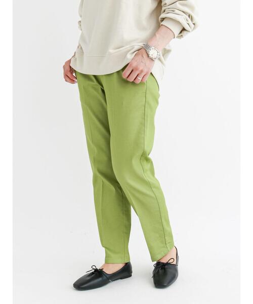 Samansa Mos2 blue(サマンサモスモスブルー)の「スーパーストレッチパンツ(その他パンツ・レディース・ブラック/ベージュ/ピンク/グリーン・MEDIUM/LARGE)」の9枚目の写真