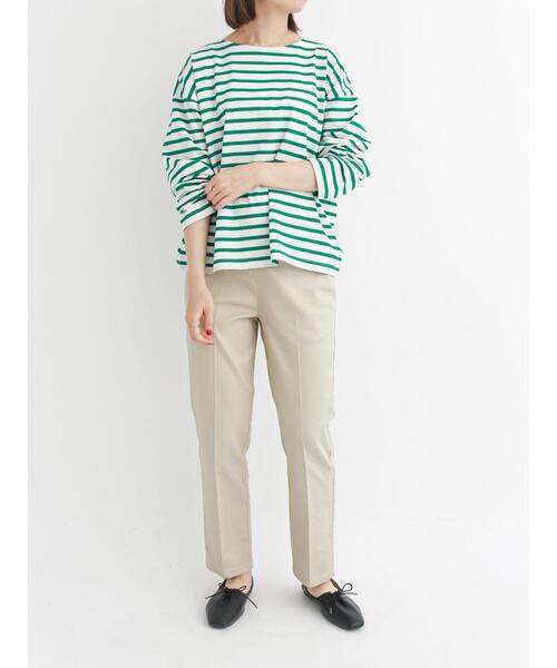 Samansa Mos2 blue(サマンサモスモスブルー)の「スーパーストレッチパンツ(その他パンツ・レディース・ブラック/ベージュ/ピンク/グリーン・MEDIUM/LARGE)」の18枚目の写真
