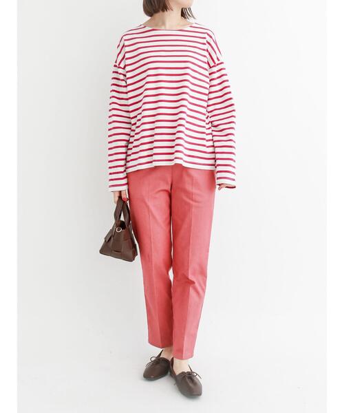Samansa Mos2 blue(サマンサモスモスブルー)の「スーパーストレッチパンツ(その他パンツ・レディース・ブラック/ベージュ/ピンク/グリーン・MEDIUM/LARGE)」の22枚目の写真