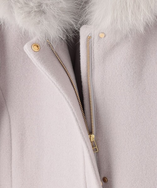 ANY SIS（エニィスィス）の「【美人百花11月号掲載】2WAYスーペリアファインウールモッサ コート（その他アウター・レディース・ピンク系/アイボリー系/グレー系・3/2/1）」の9枚目の写真