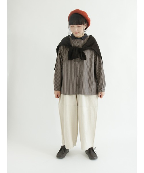 Samansa Mos2(サマンサ モスモス)の「パッチワークパンツ(その他パンツ・レディース・グレー/チャコール/キナリ・フリ-)」の10枚目の写真