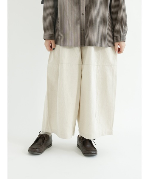 Samansa Mos2(サマンサ モスモス)の「パッチワークパンツ(その他パンツ・レディース・グレー/チャコール/キナリ・フリ-)」の12枚目の写真