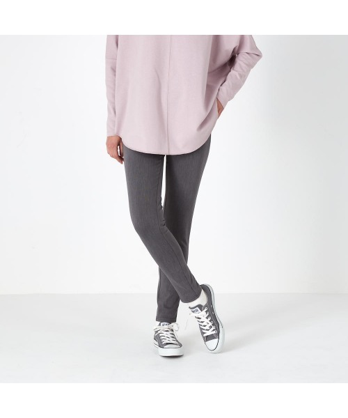 Tuche(トゥシェ)の「Tuche/トゥシェ スキニースタイル レギンスパンツ アンクル丈(その他パンツ・レディース・ブラック/杢グレー/ネイビー・MEDIUM/LARGE/X-LARGE)」の10枚目の写真