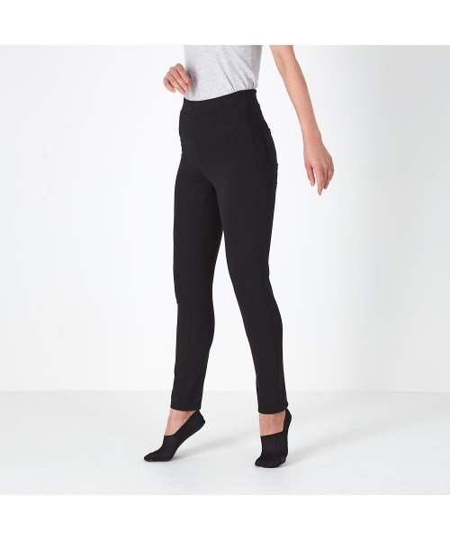 Tuche(トゥシェ)の「Tuche/トゥシェ スキニースタイル レギンスパンツ アンクル丈(その他パンツ・レディース・ブラック/杢グレー/ネイビー・MEDIUM/LARGE/X-LARGE)」の8枚目の写真