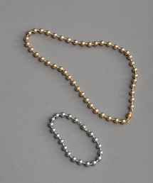 VIS | 【3WAY】バイカラーマグネットボールチェーンネックレス(ネックレス)