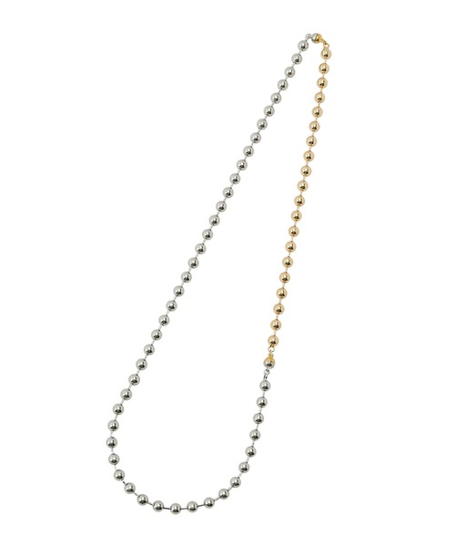 VIS(ビス)の「【3WAY】バイカラーマグネットボールチェーンネックレス(ネックレス・レディース・ゴールド系その他/シルバー・FREE)」の14枚目の写真