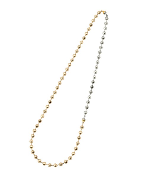 VIS(ビス)の「【3WAY】バイカラーマグネットボールチェーンネックレス(ネックレス・レディース・ゴールド系その他/シルバー・FREE)」の16枚目の写真