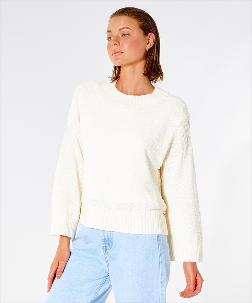 rip curl(リップカール)の「【RIPCURL(リップカール)】BELLA SWEATER レディース プルオーバーニット(ニット/セーター・レディース・ブラウン系その他/ナチュラル・X-SMALL/SMALL/MEDIUM)」の4枚目の写真