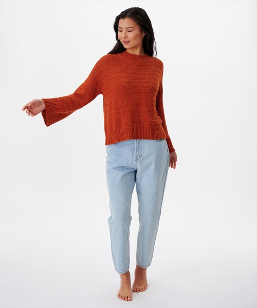 rip curl(リップカール)の「【RIPCURL(リップカール)】BELLA SWEATER レディース プルオーバーニット(ニット/セーター・レディース・ブラウン系その他/ナチュラル・X-SMALL/SMALL/MEDIUM)」の3枚目の写真