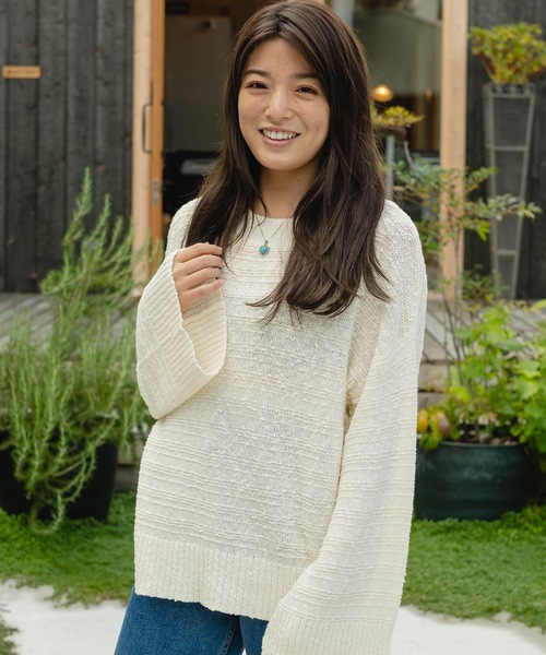 rip curl(リップカール)の「【RIPCURL(リップカール)】BELLA SWEATER レディース プルオーバーニット(ニット/セーター・レディース・ブラウン系その他/ナチュラル・X-SMALL/SMALL/MEDIUM)」の20枚目の写真