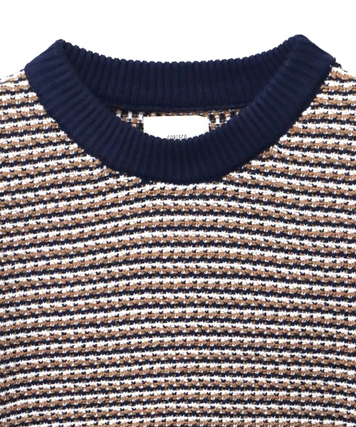 CORISCO（コリスコ）の「ジャガードニット クルー(M1)（ニット/セーター・メンズ・その他/ベージュ/グリーン・MEDIUM/LARGE/X-LARGE）」の19枚目の写真