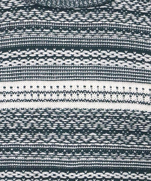 CORISCO（コリスコ）の「ジャガードニット クルー(M1)（ニット/セーター・メンズ・その他/ベージュ/グリーン・MEDIUM/LARGE/X-LARGE）」の14枚目の写真