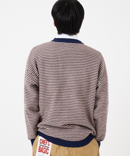 CORISCO（コリスコ）の「ジャガードニット クルー(M1)（ニット/セーター・メンズ・その他/ベージュ/グリーン・MEDIUM/LARGE/X-LARGE）」の16枚目の写真