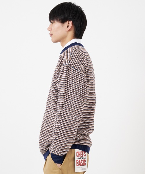 CORISCO（コリスコ）の「ジャガードニット クルー(M1)（ニット/セーター・メンズ・その他/ベージュ/グリーン・MEDIUM/LARGE/X-LARGE）」の15枚目の写真