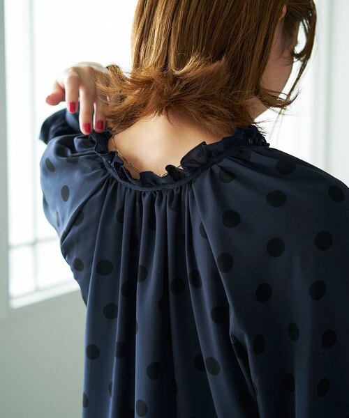 【新品】LaTotalite ドットミニワンピース La TOTALITE（ラトータリテ）の「ドット ミニワンピース