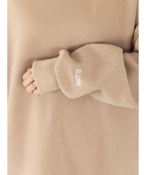 SLURR（スラ―）の「ウラキモウボリュームスリーブチュニック（チュニック・レディース・チャコールグレー/ミント/モカ/アイボリー・FREE）」の22枚目の写真