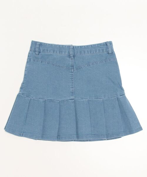 WEGO（ウィゴー）の「WEGO/プリーツ切り替えミニスカート（スカート・レディース・インディゴブルー/ブラウン・FREE）」の8枚目の写真