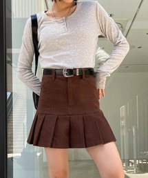 WEGO | WEGO/プリーツ切り替えミニスカート(スカート)
